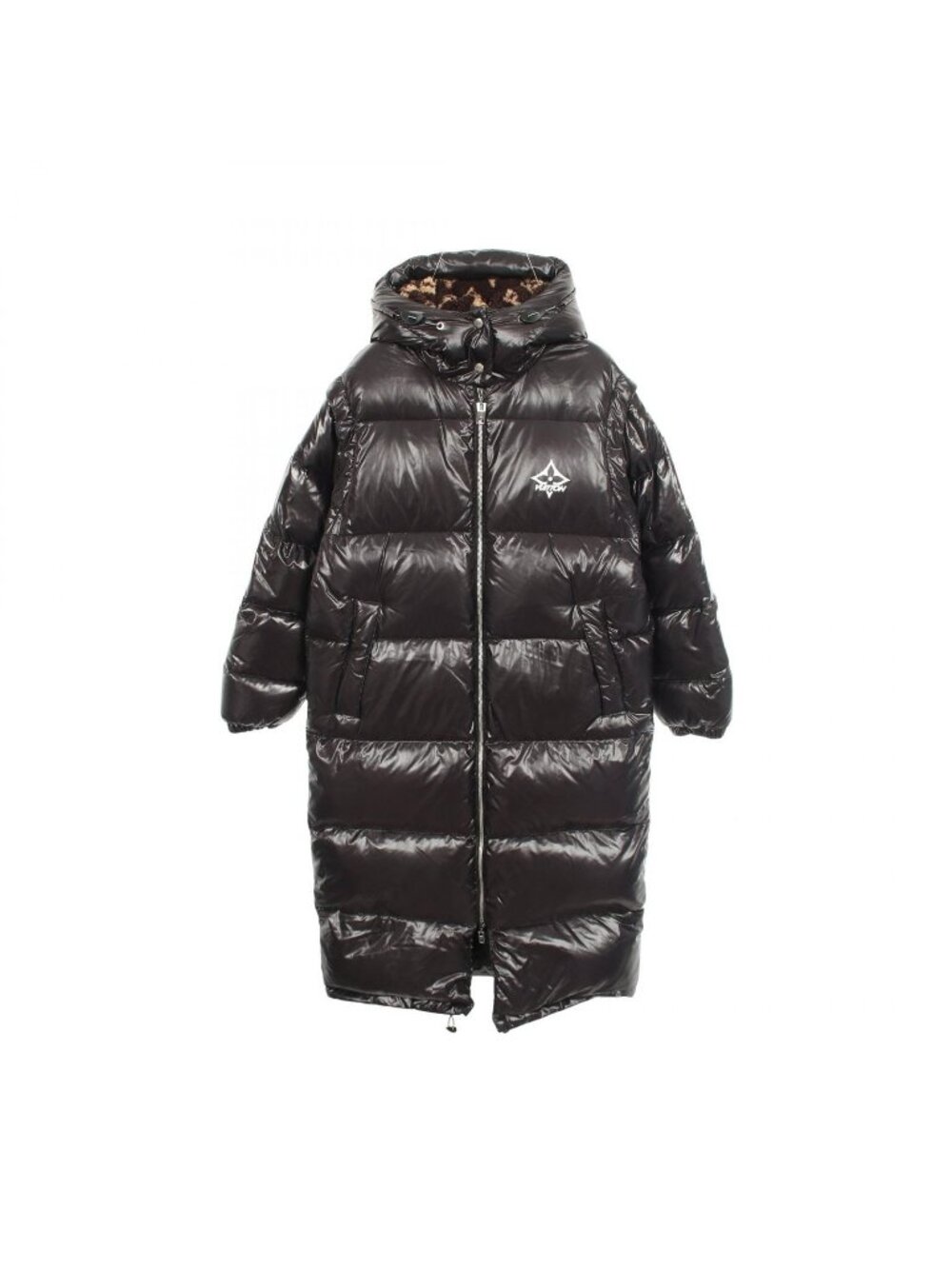 Louis Vuitton Down Jacket Hooded Nylon Coat